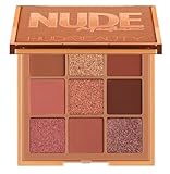 HUDA BEAUTY Original Creamy, Eyeshadow-Palette, 9 Lidschatten, 8,22 g, 0,28 Unzen, by BELLA | (NUDE MEDIUM Obsessions Palette, 1 Stück (1 Stück)