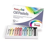 Pentel Ölpastellkreide Schulpackung (1 Set à 12 Farben) 12 Kreidestifte