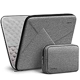 Inateck Eva Stoßfeste Laptoptasche Kompatibel mit 13.6 MacBook Air M3/M2, 13 MacBook Air M1 2021-2018, MacBook Pro 13 M2/M1 2022-2016, Surface Pro 11/10/9/8/7/6/X/5/4/3