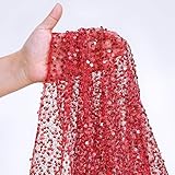 BrillShine Tischläufer Blau 63 x 300 cm Tischläufer Tischband für Meerjungfrau Pailletten Geeignet für Party deko Geburtstag Hochzeiten, Weihnachten Einschulung Deko