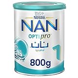 NAN Nestle Optipro Stufe 1, von 0 bis 6 Monaten, Säuglingsstarterformel, 800 g