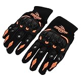iplusmile 1 Paar Handschuhe befreien handhaben wasserdichte warme Handschuhe Biker Fahren Motorradhelme Outdoor Handschuhe motorradhandschuhe Fahrradhandschuhe Outdoor-Handschuhe Pu Orange