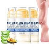 Hydrating and Anti-Cracking Foot Cream,Feuchtigkeitsspendende und Anti-Riss-Fußcreme,Urea Foot Cream 60% plus 2% Salicylsäure,für Trockene und Rissige Füße,Knie,Ellbogen und Hände (3)