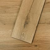 Mysflosy Vinylboden Selbstklebend, PVC Bodenbelag holzoptik wasserdicht, Eiche Europäische 15,24cm x 91,44cm vinyl bodenbelag, 16 Dielen, Abdeckung 2,23m²