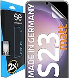 2x se® 3D SCHUTZFOLIE Entspiegelt für Samsung Galaxy S23,Anti-Staub, 100% Fingerabdruck & FaceID kompatibel, einfache blasenfreie Installation, Ultra-Klar, Stoß-Kratzfest, aus Deutschland