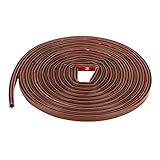 Fensterdichtungen Shuai- Ensterwindleiste Windschutz for Fenster Und Türen Wetterfeste Klebebanddichtung Zur Spaltdichtung 10X8MM Gesamtlänge 6M