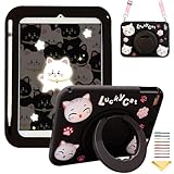 UUcovers Kinder-Schutzhülle für iPad Mini 5 2019 / iPad Mini 4 2015, mit 360° drehbarem Griff, Standfunktion, Stifthalter, Gurt, weiches Silikon, 3D-Cartoon-Hülle für iPad Mini 5. / 4. Generation, 7,9