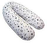 Emi&Sam Stillkissen 170cm Schwangerschaft Lagerungkissen Stillkissenbezug Ersatzbezug Bezug ((nur Bezug) 18. Kosmos)