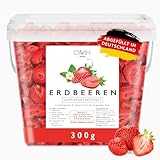 Erdbeeren gefriergetrocknet in Scheiben 300g gefriergetrocknete Früchte frei von Zuckerzusatz und Zusatzstoffen Deutschland