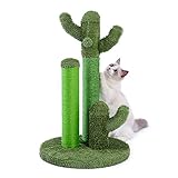 PAWZ Road Kratzbaum Kaktus, kreatives Katzenbaum-Design, 3 Pfosten in 1 Set, grün, L - 42 * 68.5cm, AY405-HZ-L-66GN-B
