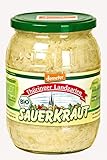 Thüringer Landgarten Sauerkraut im Glas, demeter, 12er Pack (12 x 680 g) - Bio
