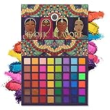 EXOTIC FLAVORS Lidschatten Palette Professional Makeup Shadow Palette 48 Farbtöne Matt Schimmer Glitzer Lidschatten hochpigmentierte Augenschatten Kosmetische