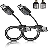 Kabelloser HDMI-Sender und Empfängerkabel, 5 g, Plug-and-Play, 50 m, Streaming, kabelloser HDMI-Sender für Meetings, Zuhause, Reisen von TV-Box/Laptop/Kamera/PC auf HDTV/Projektor