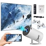 X30MAX Mini Retro Video Game Projektor 64G,Built-in 20000 Spiele,2 Wireless Controller,1080 * 720P,5G WiFi Bluetooth,4K Portable Beamer und Spiel 180°Flexible Projektion,Android 11,Heimkino,Büro