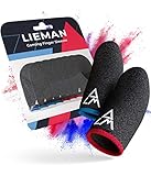 LIEMAN - Mobile Gaming Finger Sleeve (8er Pack) - PUBG Finger Sleeves mit Anti-Sweat Effekt - für jedes Spiel und Mobilgerät - inkl. Mikrofasertuch