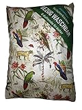 VITASIMPLEX Kräuterkissen mit 8 verschiedenen Heilkräutern wie Hopfen, Melisse, Fenchel, Minze, Rosenblütenblätter, Lavendel, Ysop, Quendel, Bezug waschbar, Motiv 297 (Papagei bunt) ca. 20x24 cm