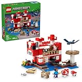 LEGO Minecraft Das Pilzkuh-Haus - Gaming Spielzeug mit Steve Figur, Mobs, einem Arbeitstisch und Einer Farm - Interaktives Spielset - Gaming Geschenk für Mädchen und Jungen ab 8 Jahren 21270