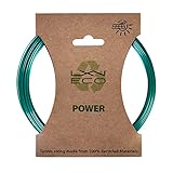 Luxilon Tennissaite Eco Power 125, Kontrolle, Spin und ein besseres Ballgefühl, 95% PET