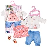 Baby Annabell Little Spieloutfit mit Shirt, Hose, Jacke und Schuhen für 36 cm Puppen, 704127 Zapf Creation