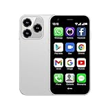 CatCalls Mini Smartphone Entsperrt 4G Handy, 3.0 Zoll, 32GB Erweiterbar bis zu 128GB, Dual SIM Dual Kamera, Android 10.0, Unterstützung WiFi Bluetooth Backup Telefon (XS15-White)