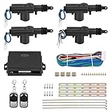 Zentralverriegelung Universal Auto Türschloss Keyless Entry System Zentralverriegelung Fernbedienung Kit Autoschloss mit Zentralverriegelung