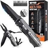 WEARXI Geschenke für Männer, Multitool Taschenmesser, Ostergeschenke Männer Erwachsene, Männergeschenke, Geburtstagsgeschenk Gadgets für Männer, Messer Outdoor, Vatertag, Vatertagsgeschenk für Papa