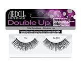 ARDELL Double Up 204, 25 g - Echthaar-Wimpern, Schwarz, Paar, Kunst-Nerz, Natürlich, Tierversuchsfrei