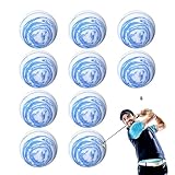 Weiche Golfbälle zum Training - 10 Stück Schaumstoffbälle | Familienspiele für drinnen und draußen Garten Kurs