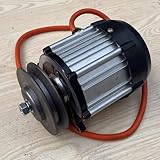 Bürstenloser AG-Generator, 3000 W, 4000 W, 5000 W, 6000 W, Permanentmagnet, 50 Hz, 220 V, für Wind-/Wasserkraft zu Hause, reine Kupferspule mit Kompatibilität mit Diesel-Benzinmotoren (Standard, 4000