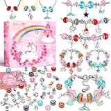 Lenski Geschenke für Mädchen Bastelset Kinder ab 6 Jahre Geschenk Mädchen 5 6 7 8 9 10 11 12 Jahre Armbänder Selber Machen Kinder Schmuck Basteln Mädchen Ostergeschenke Kinder Spielzeug ab 4 6 Jahre