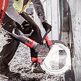 Toroidale elektrische Betonsäge, Betonschneidsäge mit wassergespeister Staubunterdrückung, 8900 W Leistung, ausgestattet für Granit, Porzellan, Holz, Beton, Stein usw.,Depth30cm-1blade