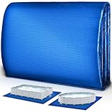 tillvex Pool Bodenplane 500 x 300 cm Rechteckig | Poolunterlage UV-Stabil & reißfest | Bodenschutzplane Swimmingpool
