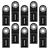 DOICAH 10 stk Sägeblatt Oszillierendes Zubehör Set Multifunktionswerkzeug Zubehör Set Multitool Sägeblätter Holz Kunststoff Metall für Fein Multitool Dremel Makita Einhell
