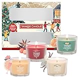 Yankee Candle Weihnachtsduftkerzen Geschenkset | 4 Gefüllte Mini-Votivkerzen | Après Ski Kollektion | Perfekte Weihnachtsgeschenke für Frauen