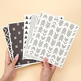 Ptwola 5 Stück Schwedische Spüllappen Waschbar Geschirrlappen Wiederverwendbare Küchentücher Saugstarke Schwammtücher Reinigungshandtücher Thekentücher Geschirrtücher (Stil 2)