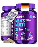 Multivitamin für Männer - 60 Kapseln für 60 Tage - Vitamin Komplex A-Z & Mineralstoffe wie Zink, Magnesium, Und Mehr - Hochdosierte Tabletten Multivinamine A, C, D, E, B6, B12, K (1 Pack)