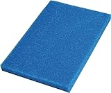 T.I.P. Filterschwamm Filtermatte FSM 45/32 Blau - Biologisches Filtermedium, 45x32x4 cm, Offene Struktur für optimale Filterwirkung, 30551
