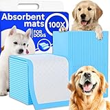 Retoo Trainingspads für Hunde & Welpen 40x60 cm, 100 Stück PIPI Matten Einweg – 6-lagig, Auslaufsicher & Super Saugfähig, Schnell Trocknende Oberfläche – Ideal für Inkontinenz & Stubenreinheit