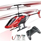 Vatos Hubschrauber Ferngesteuert RC Helikopter: Höhenlage Hobby Flugzeug Kreisel & LED Licht 3,5 Kanal Micro Alloy Mini Military Serie Indoor Spielzeug Geschenk für Jungen Erwachsene