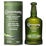 Connemara Original | getorfter Single Malt Irish Whiskey | mit Geschenkverpackung | mit rauchigen Aromen | 40% Vol | 700ml Einzelflasche