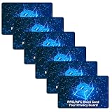 Cokoozoo RFID-Blockierkarte, Kreditkartenschutz, Force Field Max Kartenschutz, Kreditkartenhalter, RFID-Blockierung, Anti-Diebstahl, kontaktloser NFC-Blocker, für Debits, Kreditkarten und Reisepässe