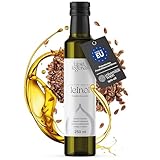 LIPID LEGENDS Leinöl 250ml Optimiert [Antioxidantien, haltbar, aromatisch, vegan, Omega 3] kaltgepresst I Erwachsene & Kinder I Massageöl Öl I gesunde Ernährung I Vitamin E I Herz & Hirn