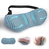 Lendenwirbelkissen,Memory Foam Lendenkissen Auto,Ergonomisches Rückenkissen,Komfort Rückenstützkissen zur Druckentlastung,lordosekissen,RückenpolsterfürBett/Stuhl/Auto/Bürostuhl,Schmerzlinderung Rück