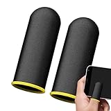 Fingerschutz für, mobiler Spiel, schweißableitend, aus Kohlefaser, bequeme Manschetten zur Verbesserung der taktilen Reaktion und Empfindlichkeit der Cs