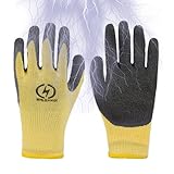 Generisch Isolierte Arbeitshandschuhe – elektrische Schutzhandschuhe, 400-V-Spannungsschutz, rutschfeste Isolierhandschuhe für, Linienarbeiter, Industrie- und -Elektroarbeiten