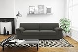 DOMO. collection Sofa Jamie, 2er Couch, moderne Polster-Garnitur, 2-Sitzer 190 x 80 x 72 cm (BxTxH), schlamm