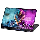 Laptop Folie Cover: Strange Klebefolie Notebook Aufkleber Schutzhülle selbstklebend Vinyl Skin Sticker (15 Zoll, LP95 DJ)
