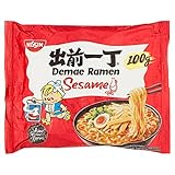Nissin Demae Ramen – Sesam, Einzelpack, Instant-Nudeln japanischer Art, mit Sesamöl & asiatischen Gewürzen, schnell & einfach zubereitet, asiatisches Essen (1 x 100 g)