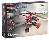 fischertechnik 559882 PROFI Solar Power – Bausatz für Kinder ab 8 Jahren, Experimentierkasten zum Thema Sonnenenergie, inkl. Solarmodul & Solarmotor, Rot