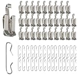 GZBMEZS Weihnachtslicht-Clips für den Außenbereich – 30 x Metall-Lichter-Dachrinnenhaken, Beleuchtungsrinnen-Clips für außen, Beleuchtungshaken, Festival-Dekoration